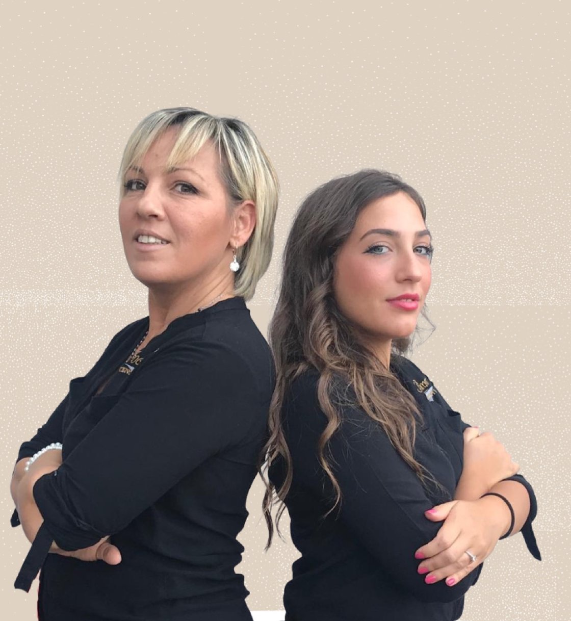 Tiziana Pagliaro e una collaboratrice del centro Incantesimo